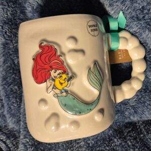Disney‎ Princess Ariel Flounder Rae Dunn Artisan Mug Flippin Your Fins